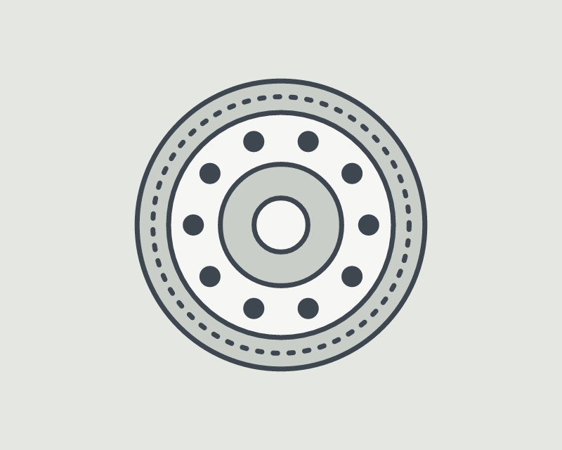 Brake Drum 16.5" × 7", Balanced