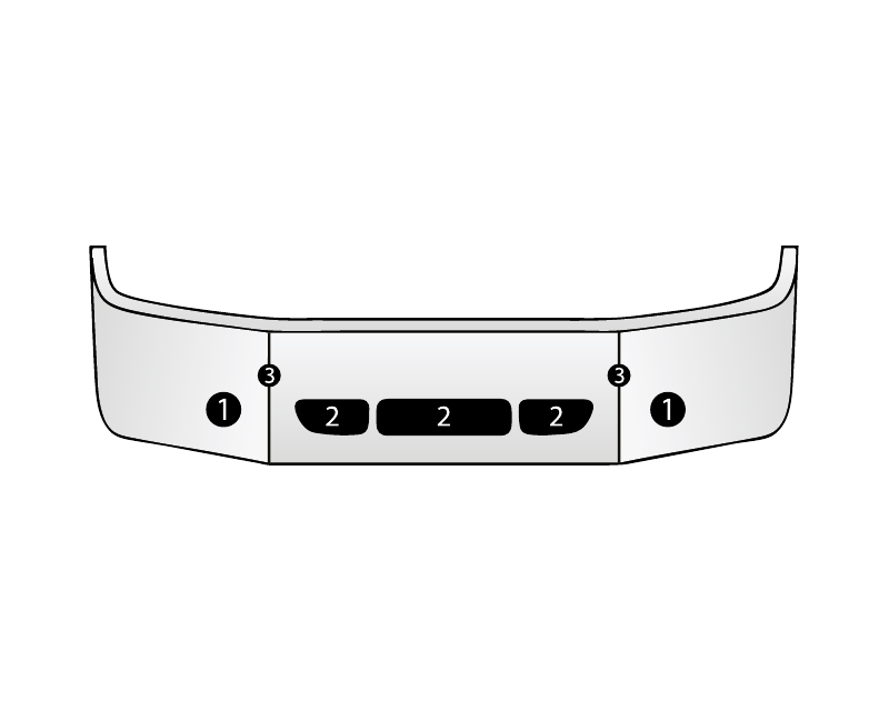 Freightliner Century Class 2008 & Newer Set Back Axle Bumper