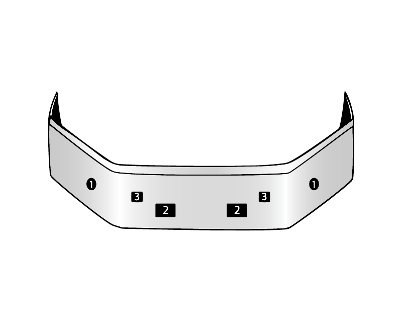 Peterbilt 587 Bumper