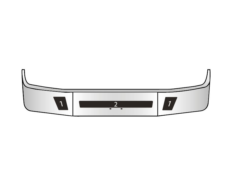 Volvo VNL 2012–2018 Set Back Axle Bumper (64T, 630, 670, 780)
