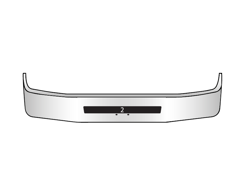 Volvo VNL 2018 & Newer Set Back Axle Bumper
